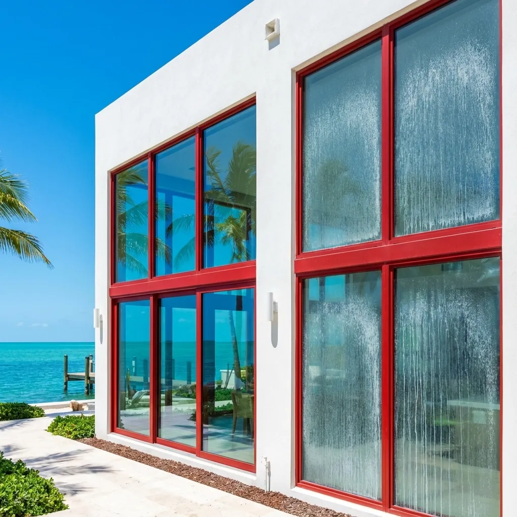 Guía para Propietarios de Viviendas en los Cayos de Florida: Por qué los Métodos de Limpieza de Ventanas Caseros Fallan Contra la Sal y la Humedad