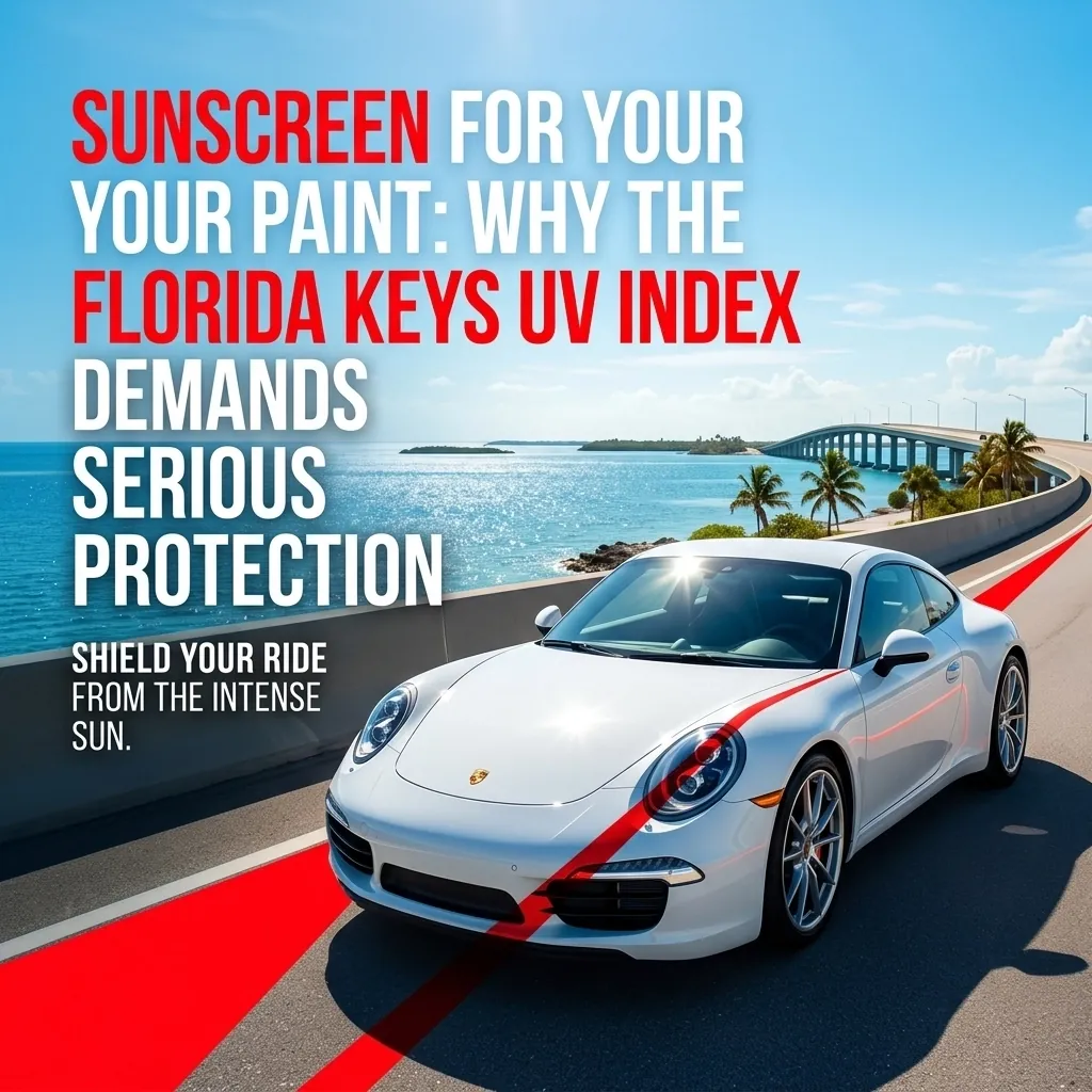 Protector solar para tu pintura: Por qué el índice UV de los Cayos de Florida exige una protección seria