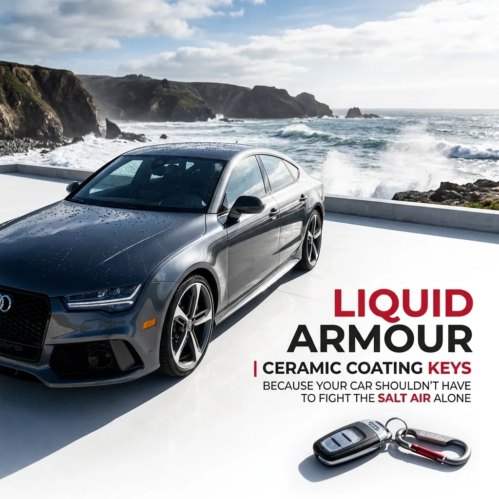 Recubrimiento Cerámico Liquid Armour Keys: Porque Tu Auto No Debería Luchar Contra El Aire Salino Solo