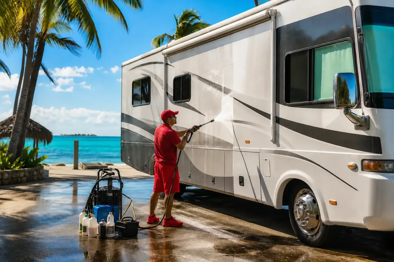 7 Errores Que Cometes al Lavar el Exterior de Tu Casa Rodante en los Cayos de Florida (y Cómo Detener el Daño por UV)