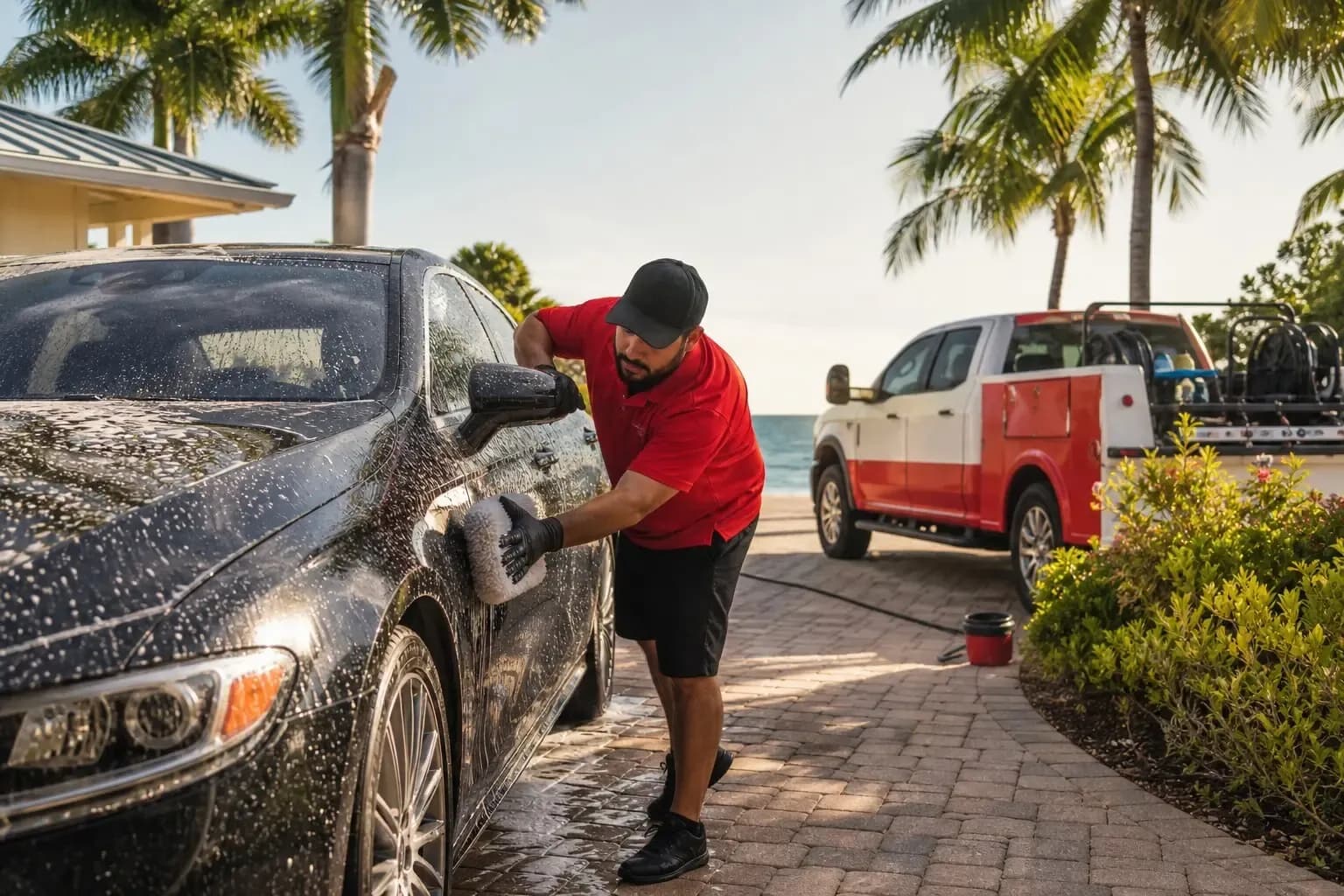 Detallado de Autos en Key Largo, FL — Detallado Móvil que Llega a Ti