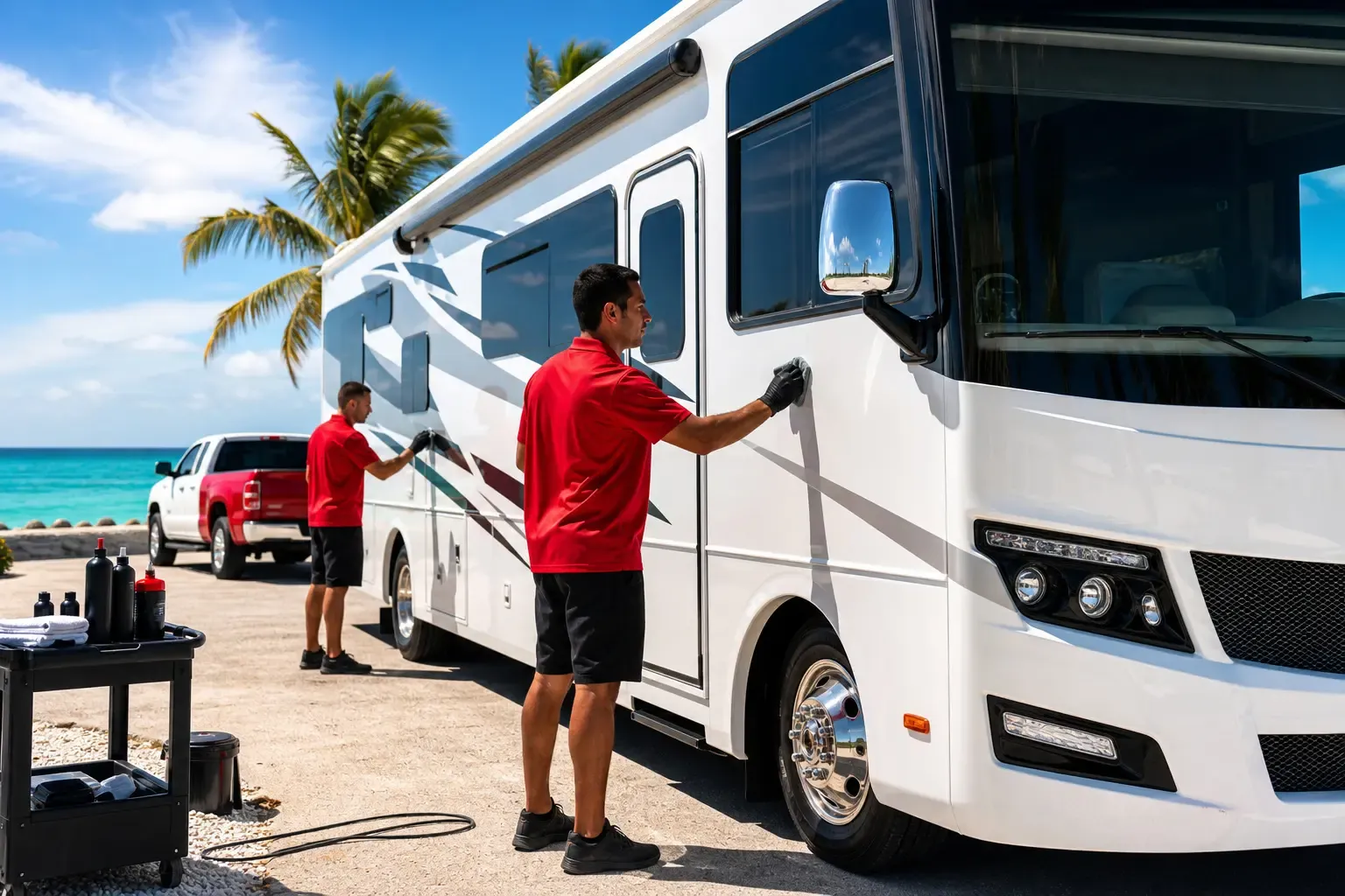 Liquid Armour LA Ti vs. Recubrimiento Cerámico Estándar para Su Casa Rodante en los Cayos de Florida