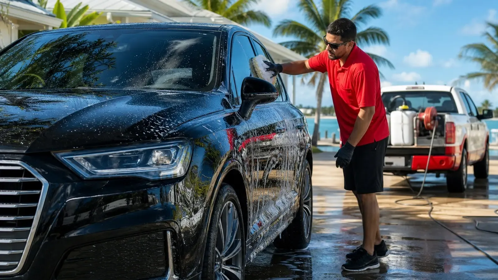 Lavado de Autos a Domicilio en Key West: Servicio sin Manchas Que Llega a Ti