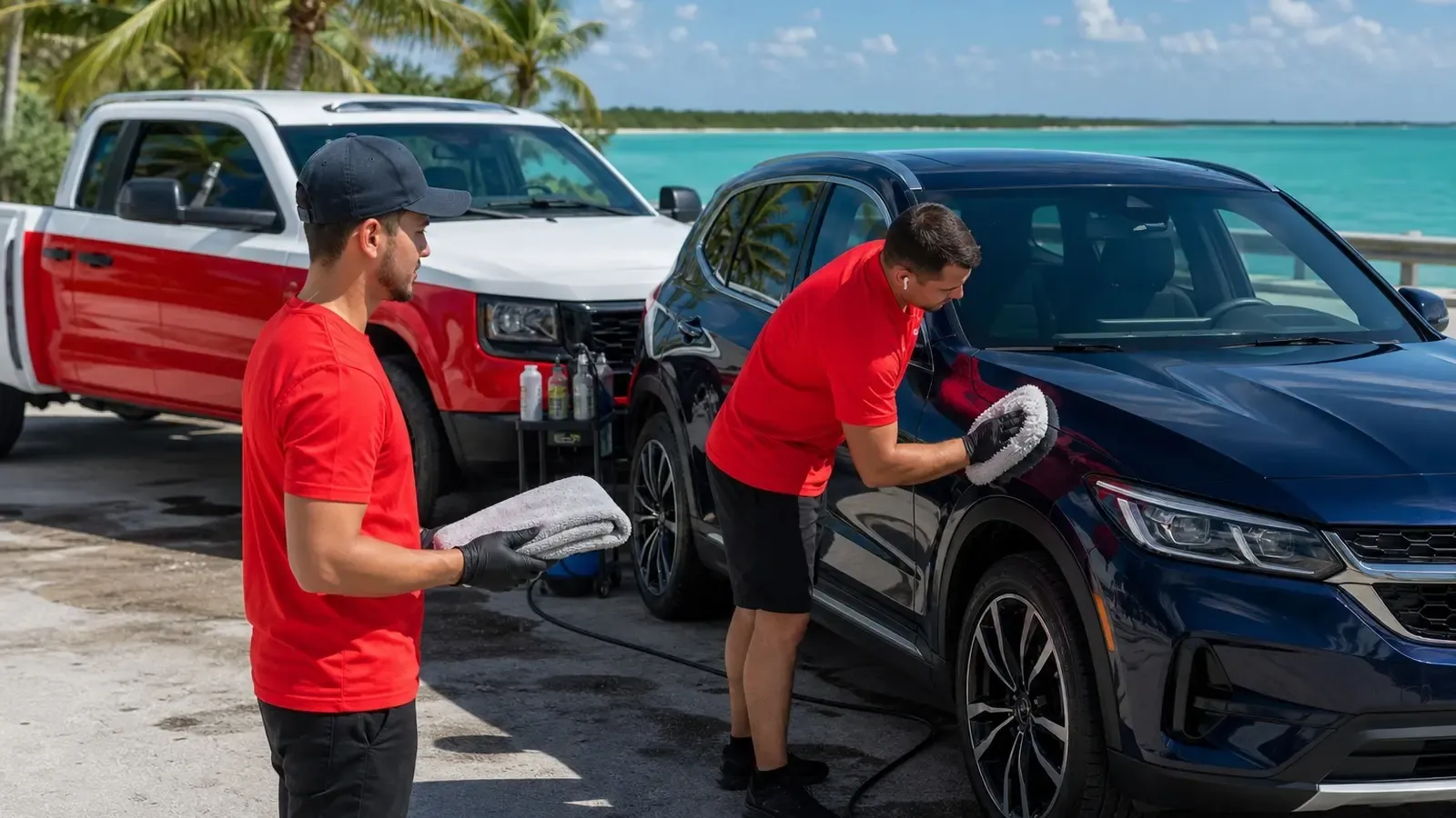 Cuidado del Auto con Aire Salino en Key West: Guía Entre-Detallados