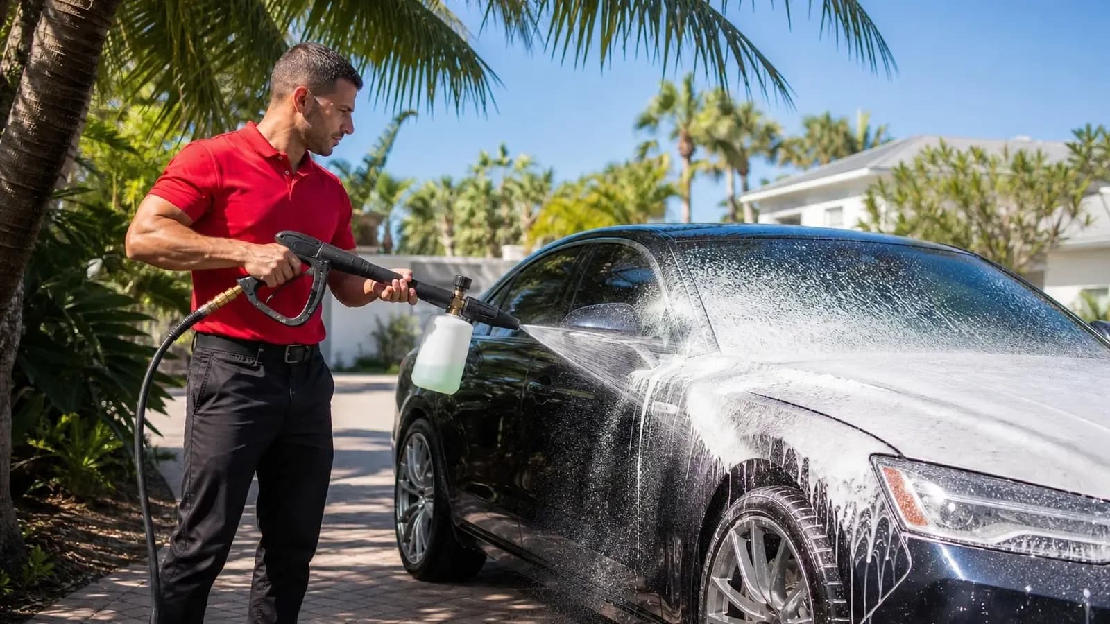 Cuidado de la Pintura del Auto en Verano en los Cayos de Florida: UV, Sal y lo que Realmente Hace el Recubrimiento Cerámico