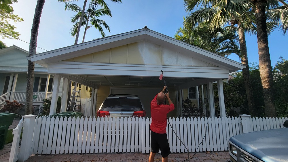 Facade Wash + Pressure Wash