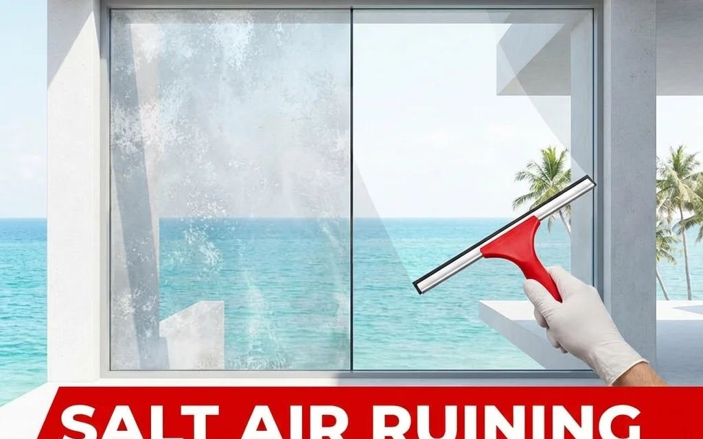 Salt Air Ruining Your Windows? Here’s the Ultimate Guide to Crystal-Clear Glass in the Florida Keys