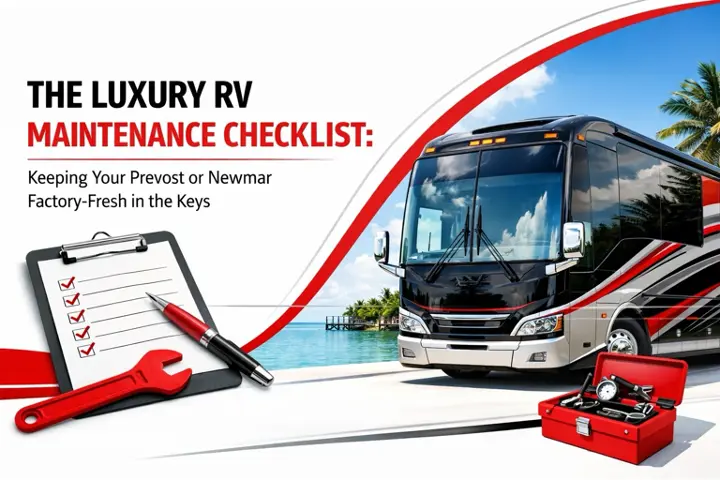 The Luxury RV Maintenance Checklist: Keeping Your Prevost or Newmar Factory-Fresh in the Keys