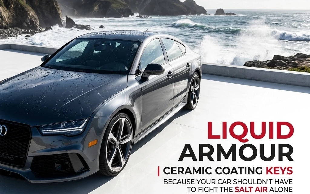 Liquid Armour Ceramic Coating Keys: Because Your Car Shouldn’t Have to Fight the Salt Air Alone