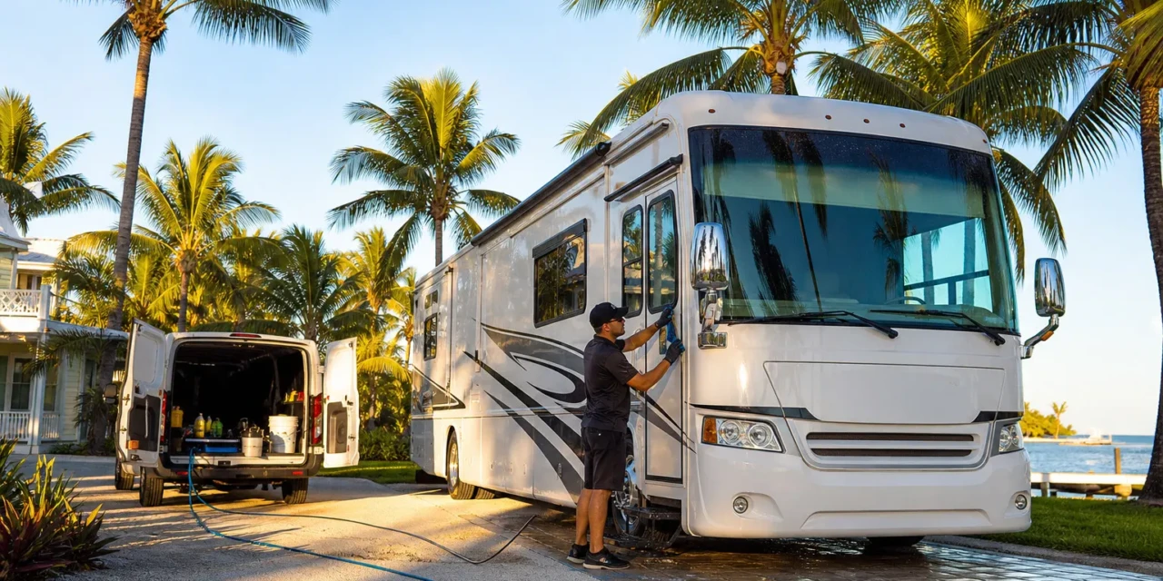 Stop Driving Your RV to the Shop: The Benefits of Professional Mobile RV Detailing in Key West