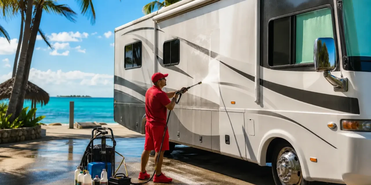 7 Mistakes You’re Making with Your RV Exterior Wash Florida Keys (and How to Stop UV Damage)