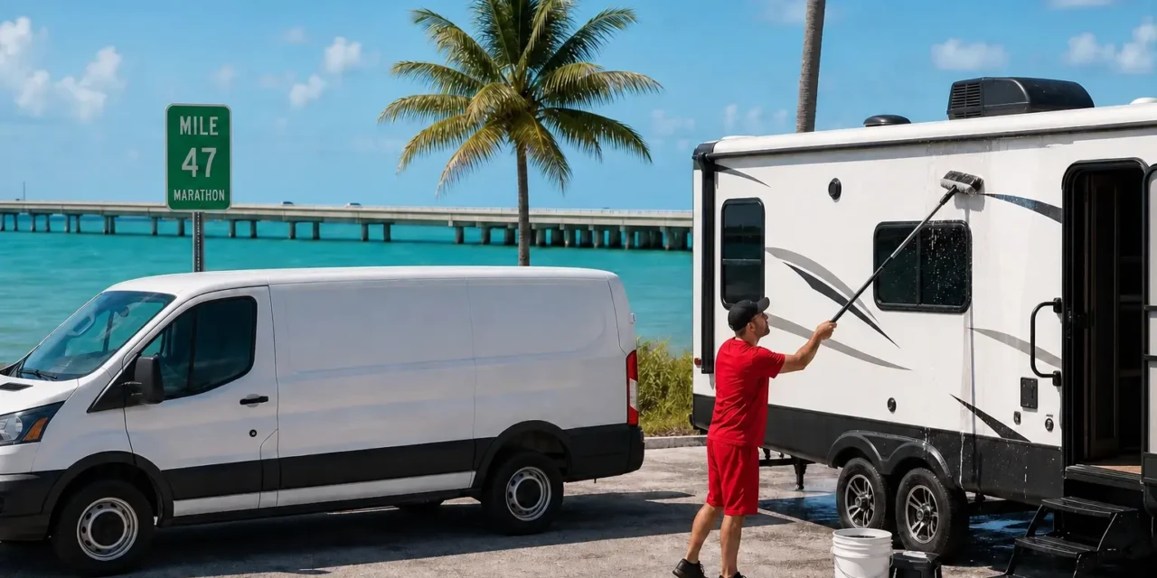Mobile RV Detailing in Marathon, FL — LeoServe Comes to You