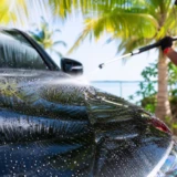 car detailing Key Largo FL DI water rinse