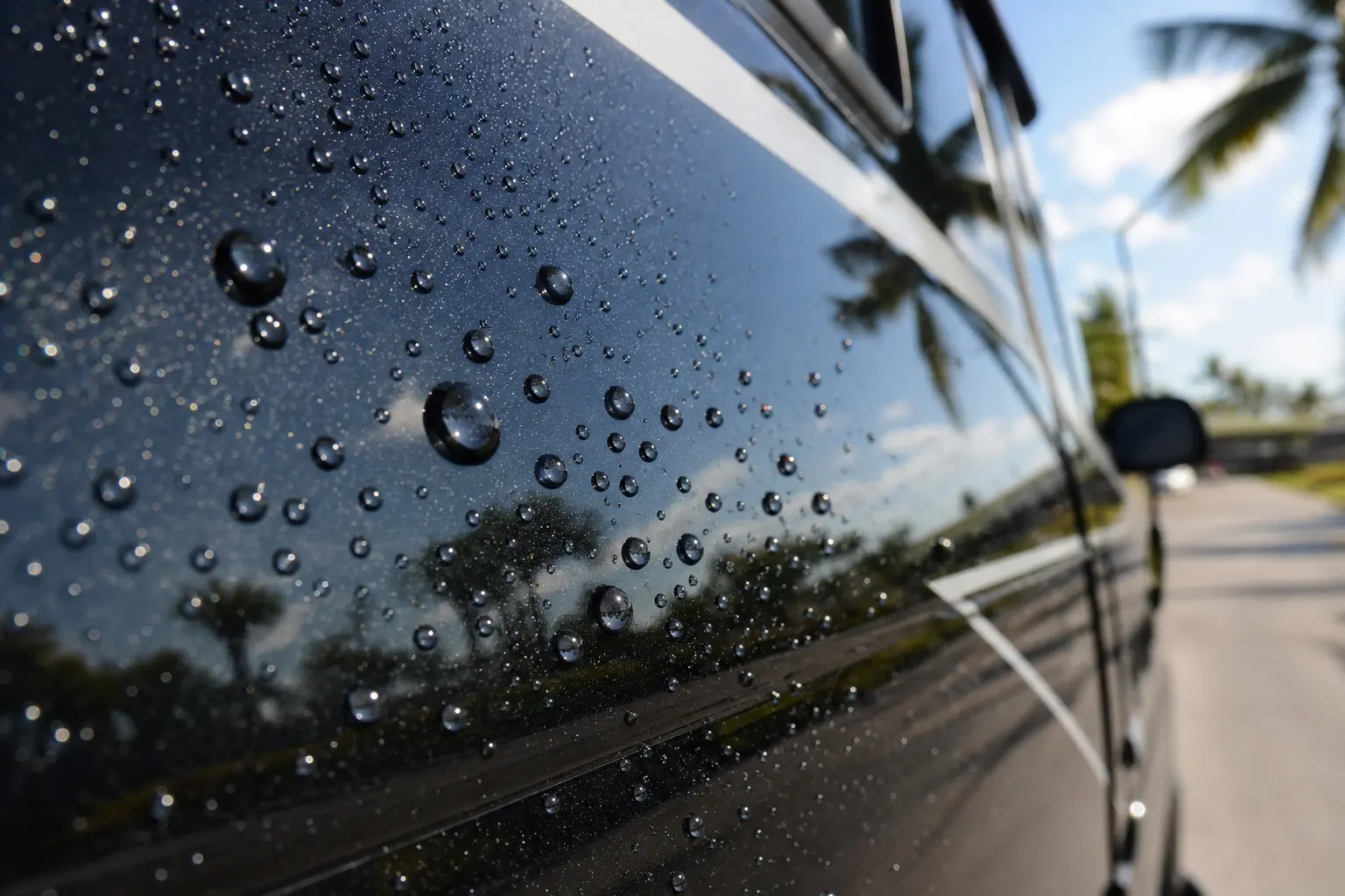 Liquid Armour LA Ti RV ceramic coating Florida Keys water beading