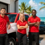 Car detailing Stock Island FL team at Leoserve shop