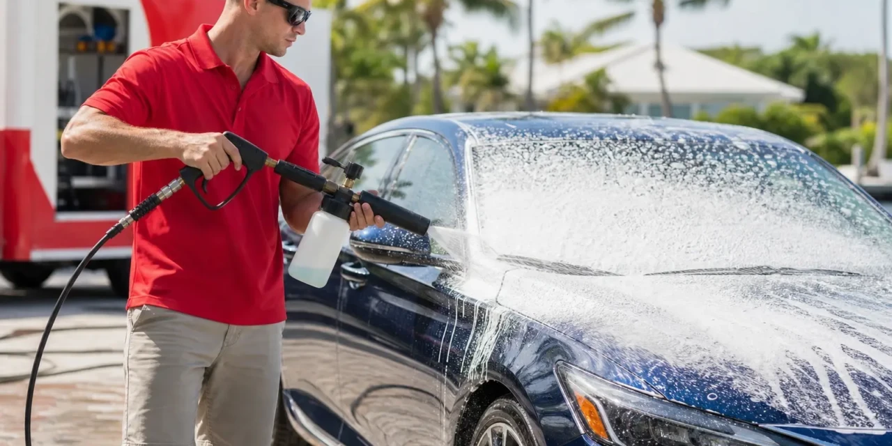 Florida Keys Car Wash Water Spots: Why DI Water Makes a Difference