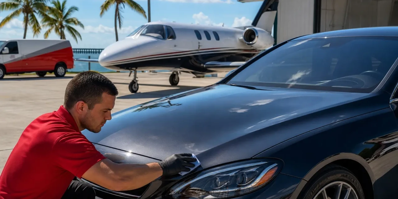 Summer Ceramic Coating in Key West: Protect Cars and Aircraft From UV, Salt, and Heat